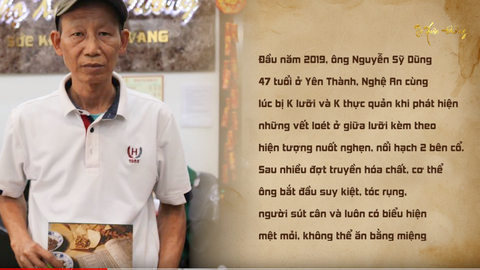 Bí quyết sống khỏe của bệnh nhân ung thư thực quản và lưỡi