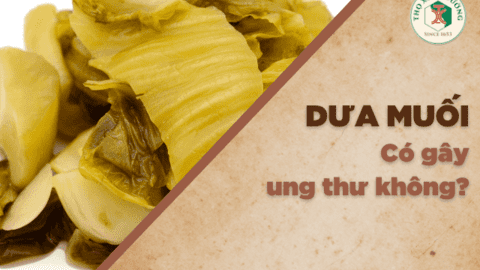 Dưa muối có gây ung thư không?