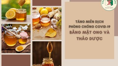 Tăng miễn dịch, phòng chống COVID-19 bằng mật ong và thảo dược