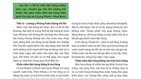SKCĐ - Chuyên mục alo lương y Phùng Tuấn Giang xin nghe số 07 ngày 26/05/2021