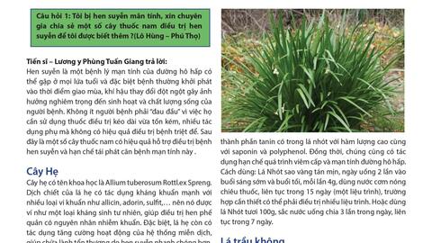 SKCĐ - Chuyên mục alo lương y Phùng Tuấn Giang xin nghe số 05 ngày 28/04/2021